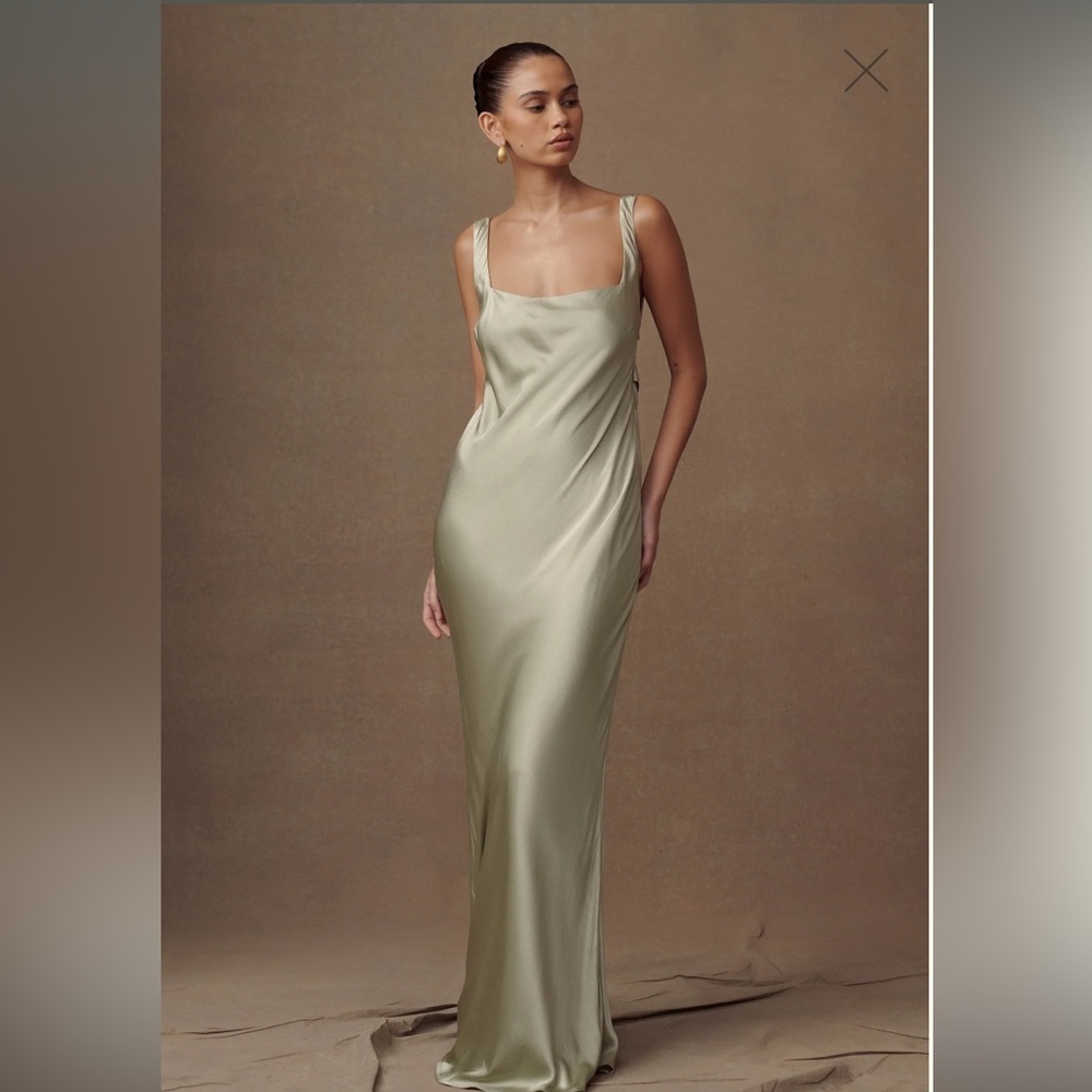 Meshki ensley dress in sage